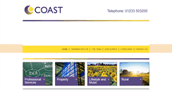 Desktop Screenshot of coastcommunications.co.uk