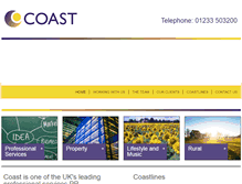 Tablet Screenshot of coastcommunications.co.uk